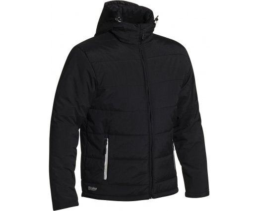 Puffer Jacket with Adjustable Hood - Jackets